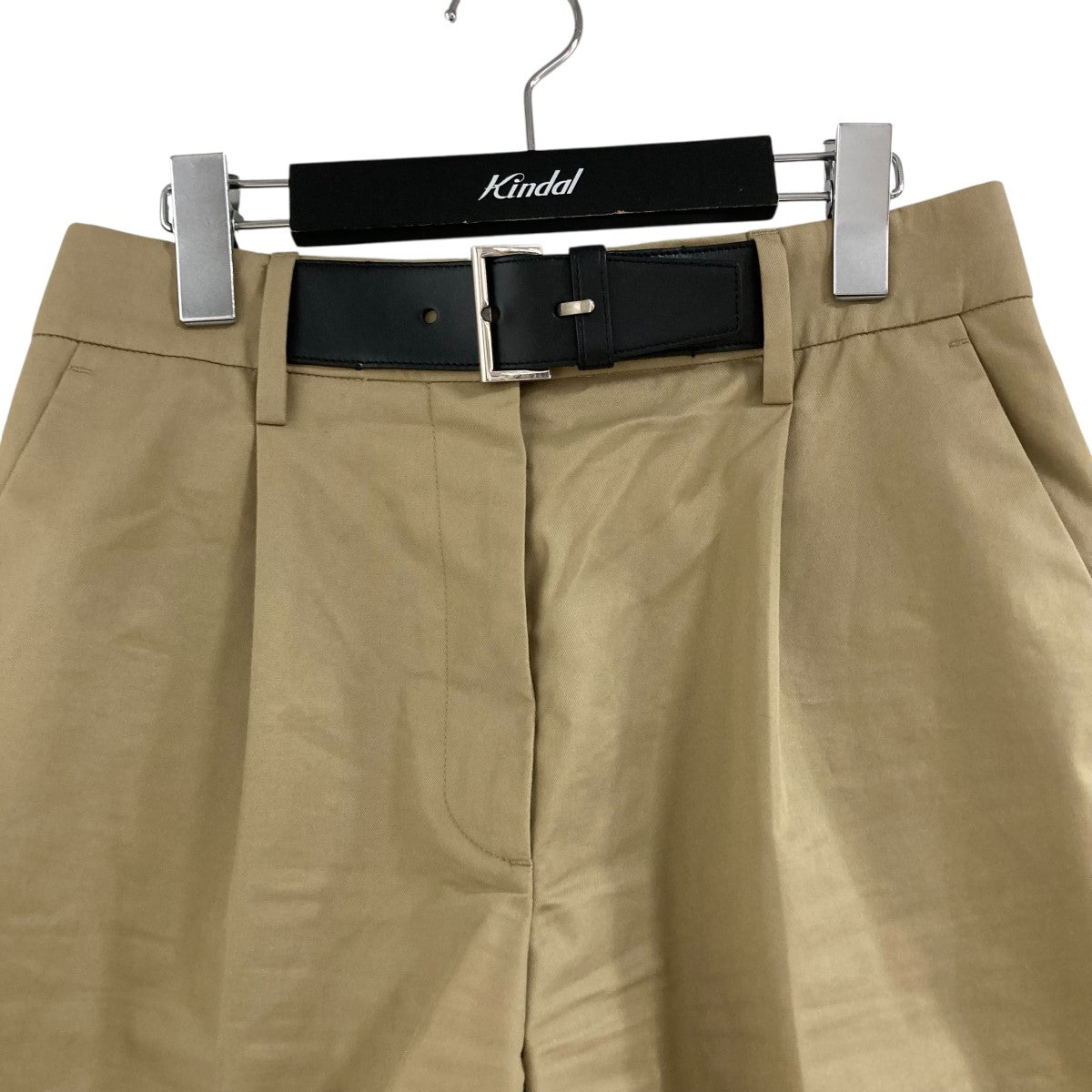 未使用に近い PRADA プラダ ワイド ショートパンツ 2タック シルク 花柄 imgrc0103400199.jpg