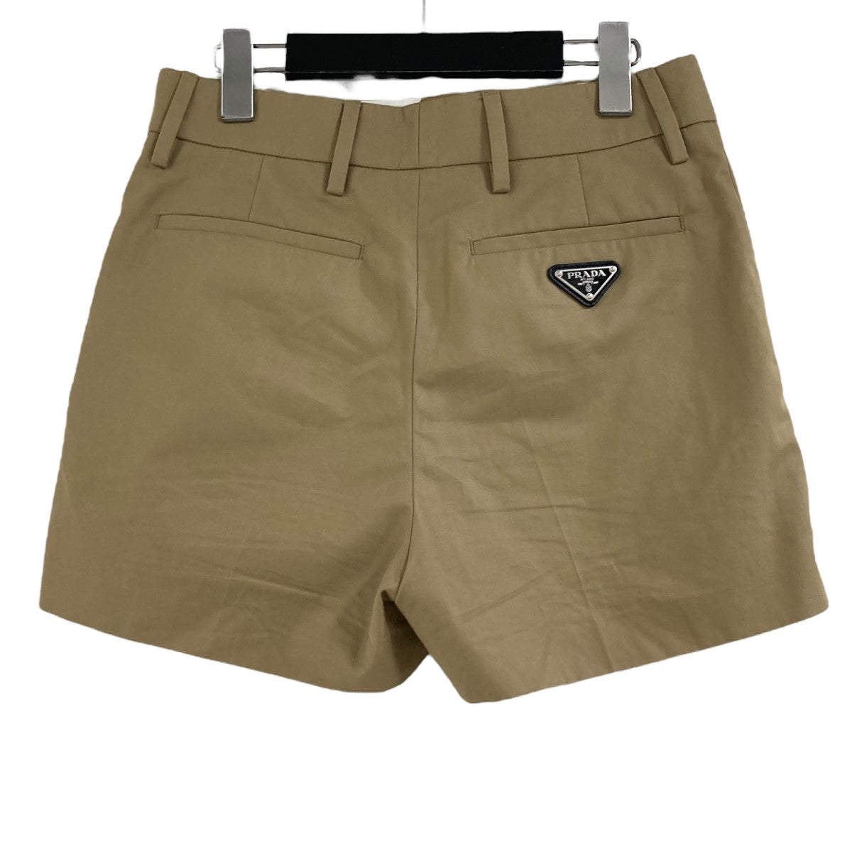 PRADA プリーツ付きショートパンツ 38サイズ ダークグレー PRADA｜SHORTS (SPH393 1WQ8 F0002) (PRADA/ハーフ・ショート