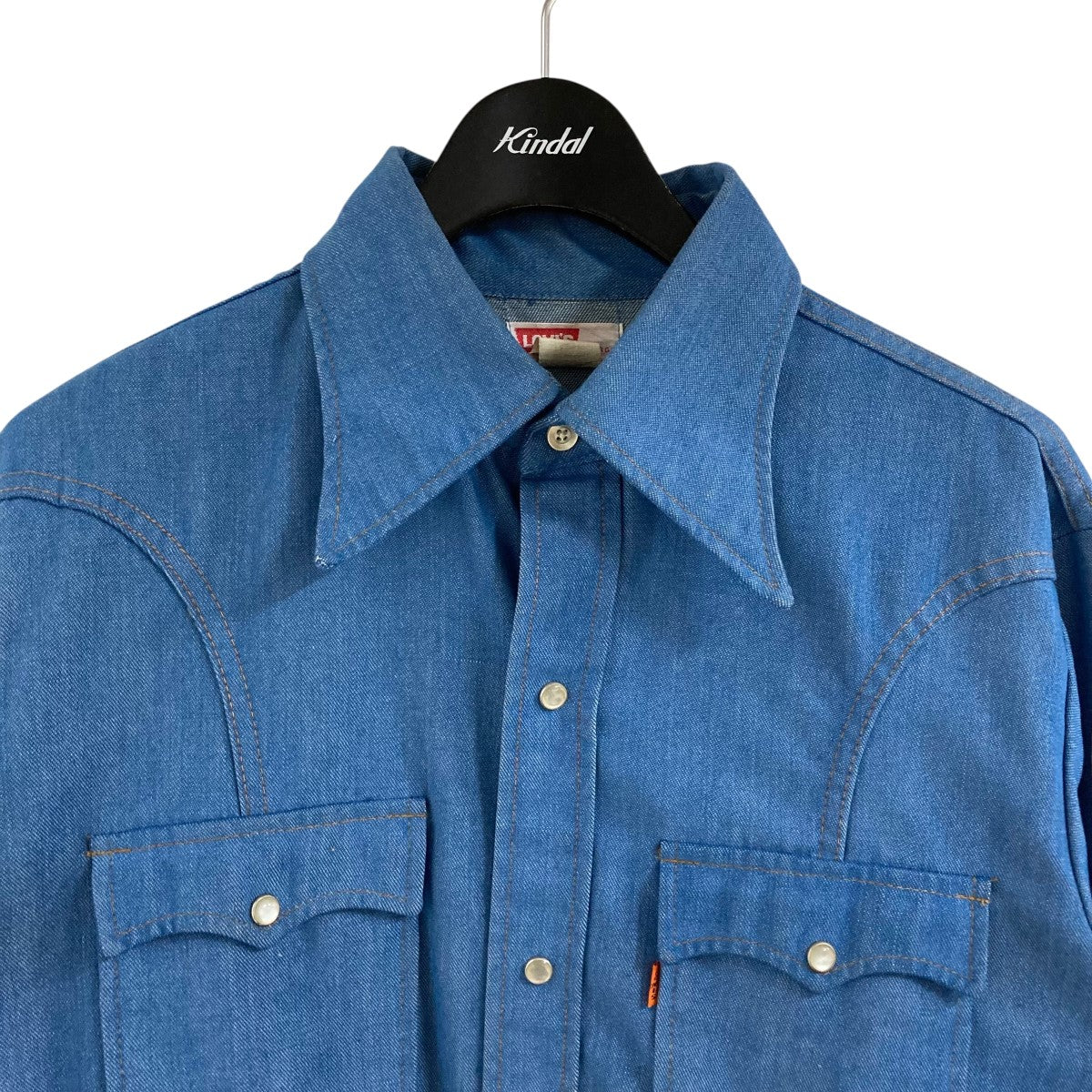 Levi’s Vintage Clothing ウエスタンシャツ S LVC ショートホーン デニム ウエスタンシャツ LEVI'S SHORTHORN