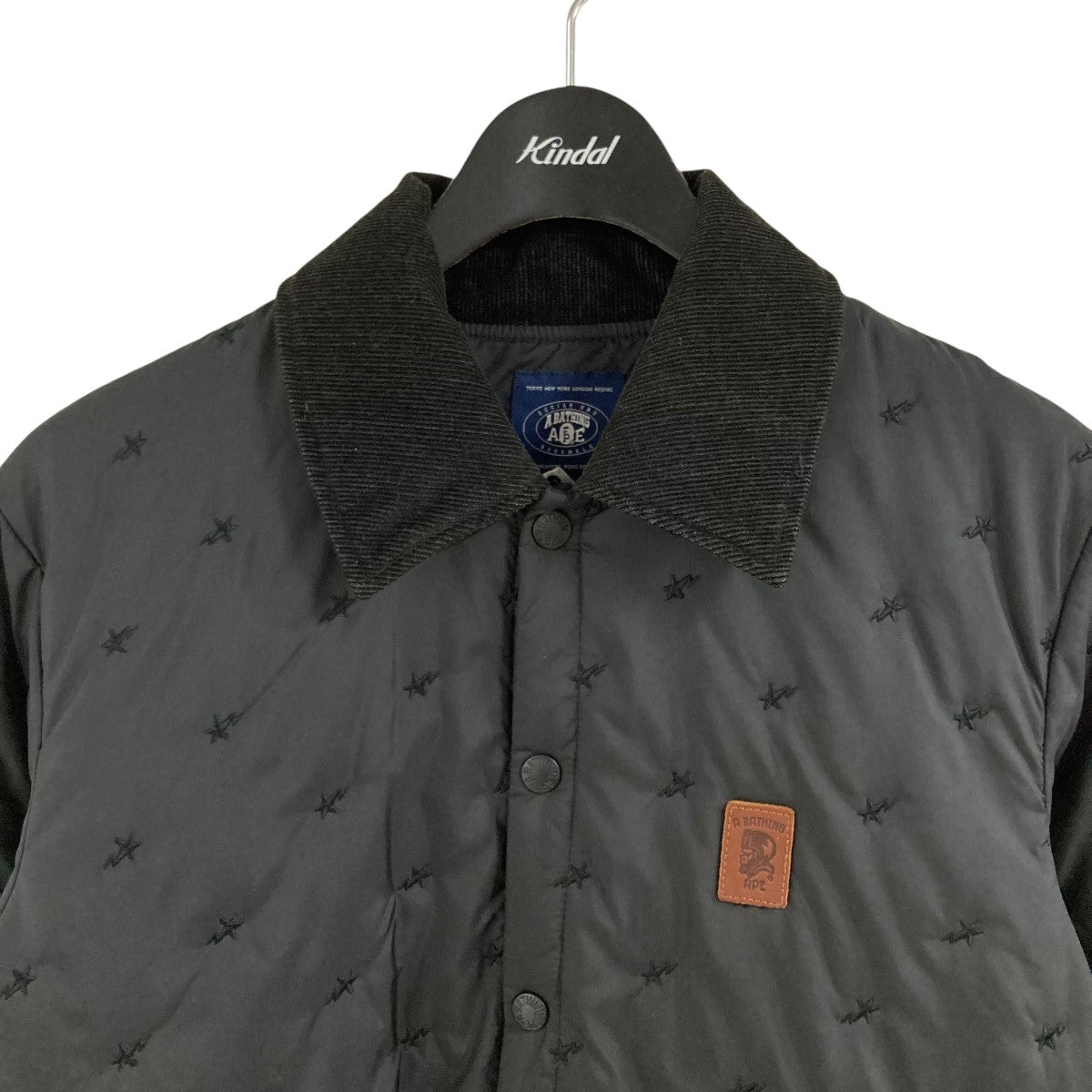 ★APE エイプ 初期 スター キルティング ナイロン ジャケット★ A BATHING APE(アベイシングエイプ) キルティングジャケット