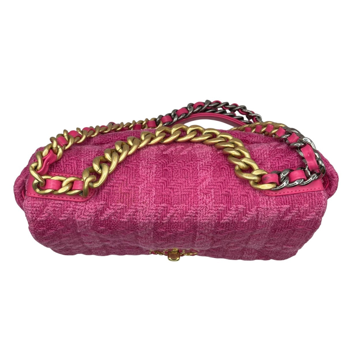 CHANEL 25 ココマーク ツイードチェーンショルダーバッグ 古着・中古-6枚目のアイテム画像