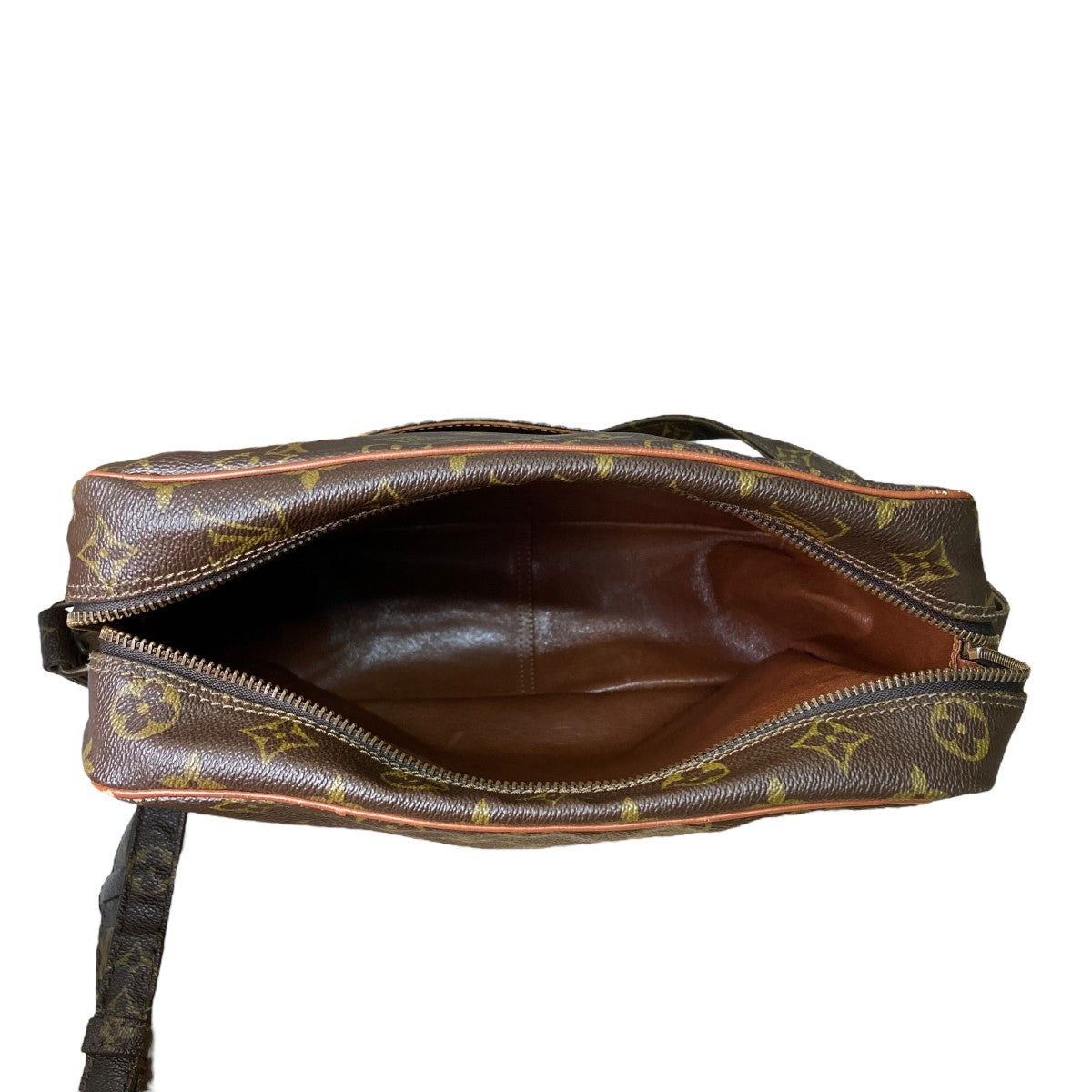 Louis Vuitton ショルダーバッグ ダークブラウン LOUIS VUITTON(ルイヴィトン) モノグラムスクエアレザー