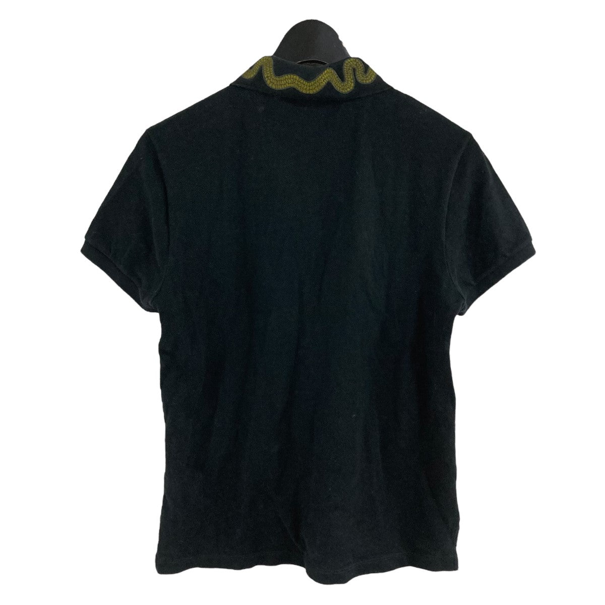 GUCCI GGエンブロイダリー ポロシャツ　S Cotton polo shirt with GG embroidery in dark blue | GUCCI® US