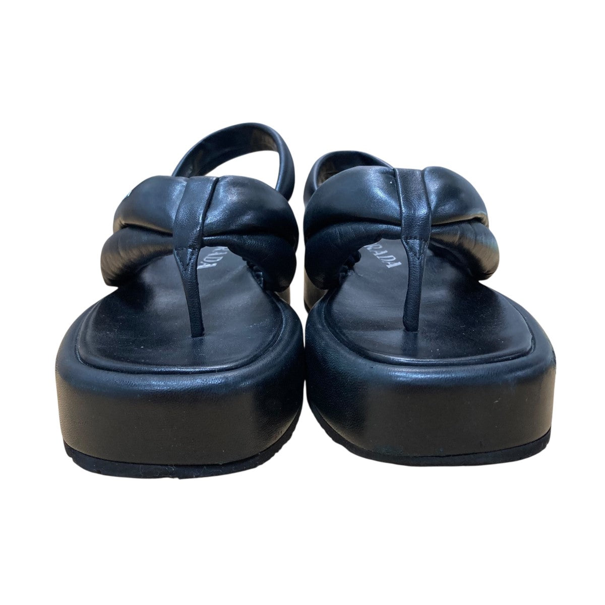 PRADA プラダ　レザー サボ　サンダル　サイズ12 PRADA プラダ レザー サボ サンダル サイズ12