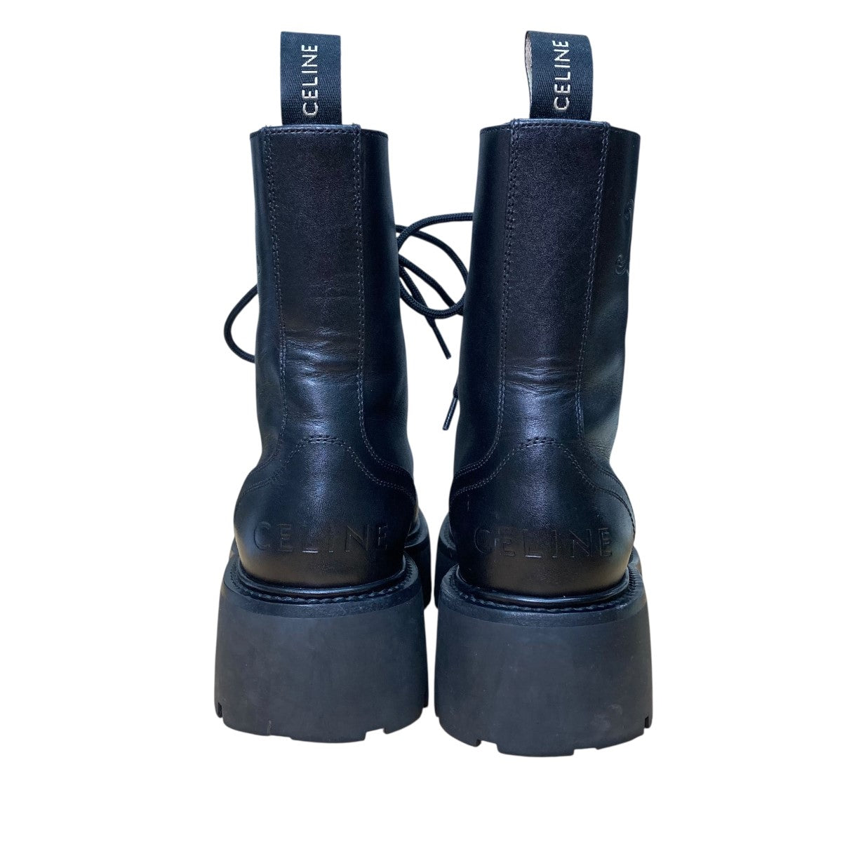CELINE(セリーヌ) レースアップブーツ BE 0253 ブラック サイズ