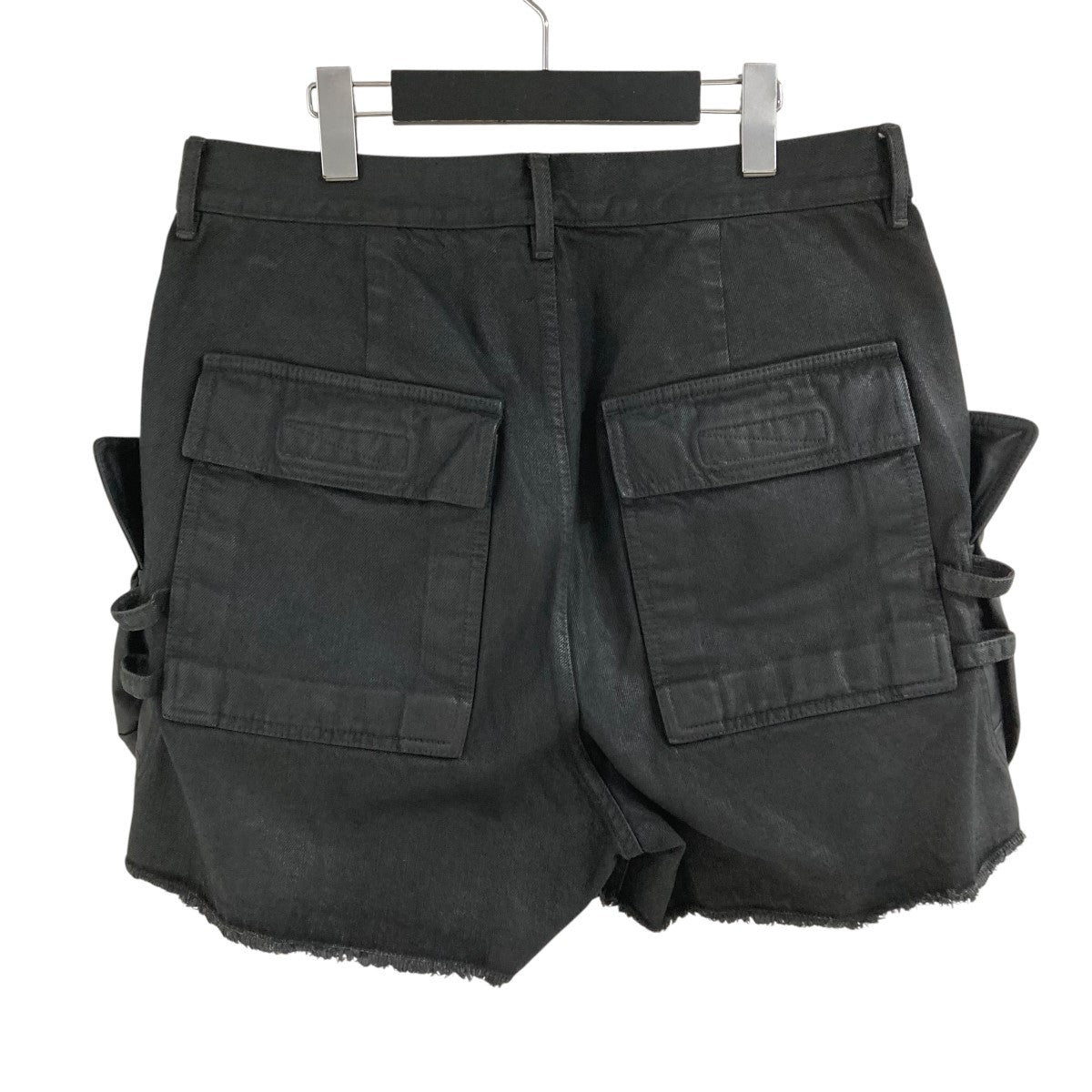 Rick Owens カーゴショートパンツ ブラック Lサイズ RICK OWENS - 【25AW】ボクサーズ ラムレザー ショートパンツ