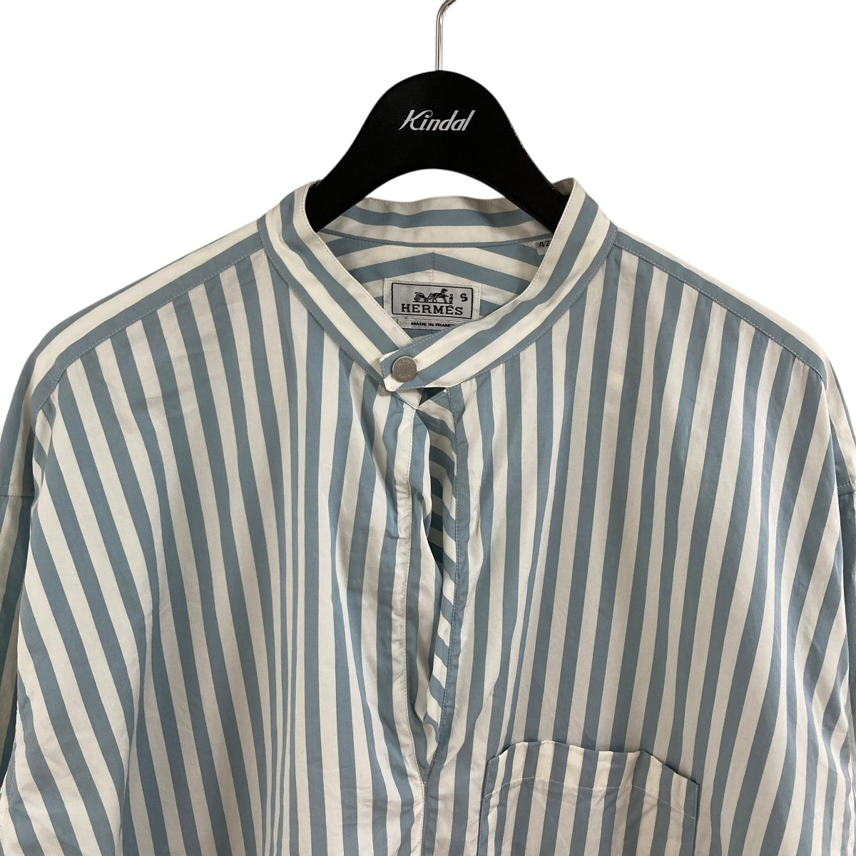 HERMES ストライプ Tシャツ SM HERMES オレンジストライプ Tシャツ SM