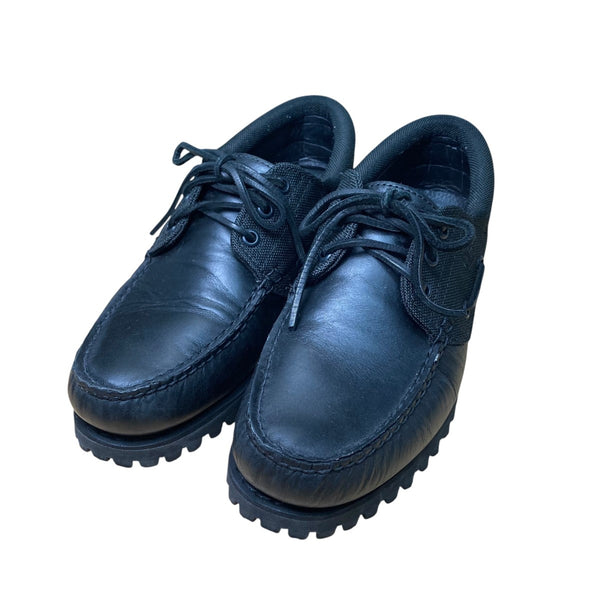 【新品未使用✨希少】ティンバーランド　ホーウィンレザーシューズ　シャークソール Timberland(ティンバーランド) レザーブーツ TB0A6DXWEL2 ブラック