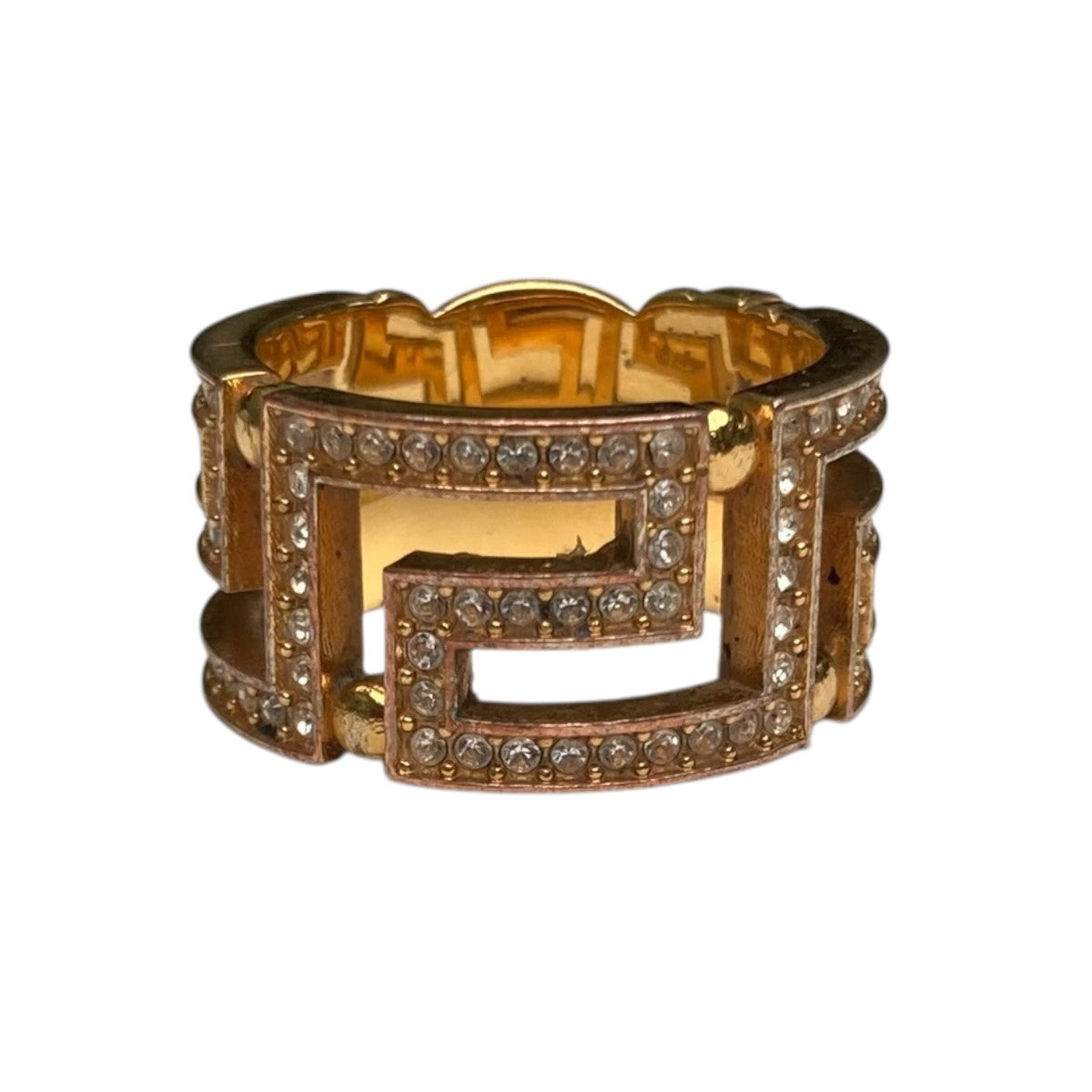 Versace ヴェルサーチ　リング　19号 VERSACE ヴェルサーチ リング 指輪 メンズ グリークリング