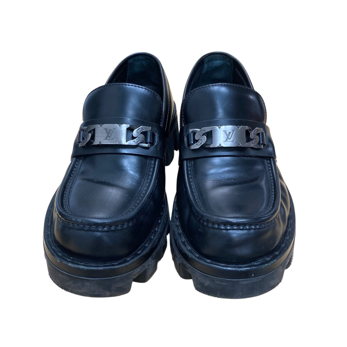 LOUIS VUITTON(ルイヴィトン) ローファー FA0086 ブラック サイズ 8 1