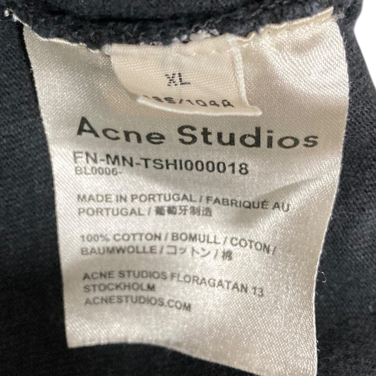 ACNE STUDIOS(アクネストゥディオズ) オーバーサイズミニロゴ