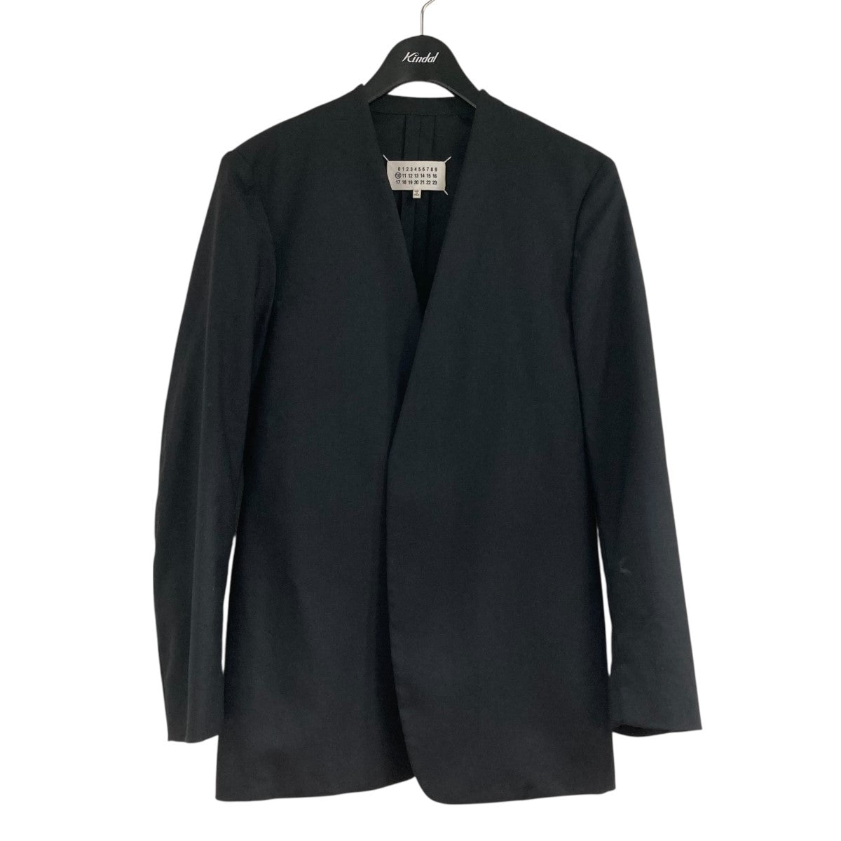 ゆ*)様 サイズ50 Maison Margiela 黒 ノーカラージャケット Maison Margiela - ノーカラージャケット Black | River