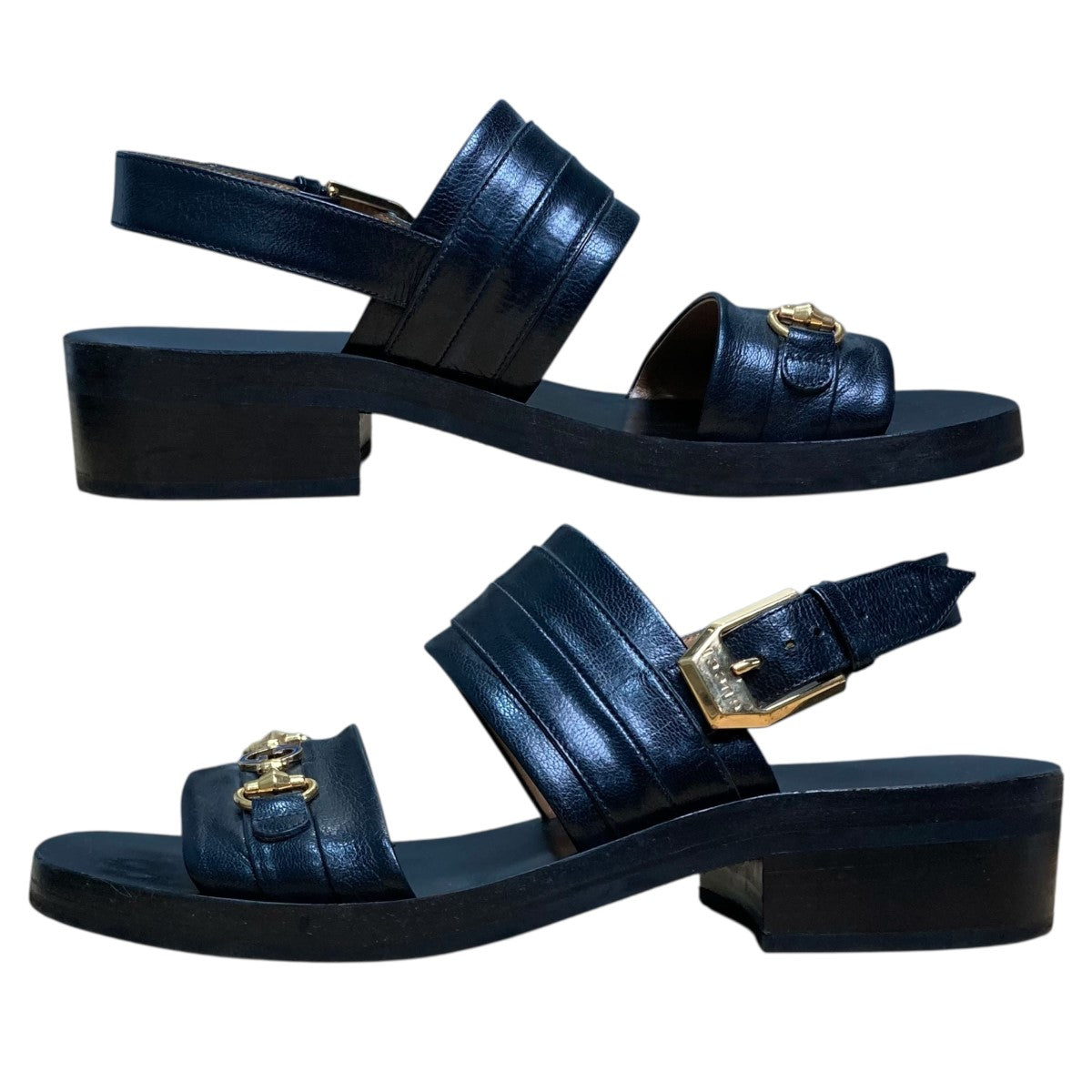 GUCCI(グッチ) ホースビット インターロッキングG レザー