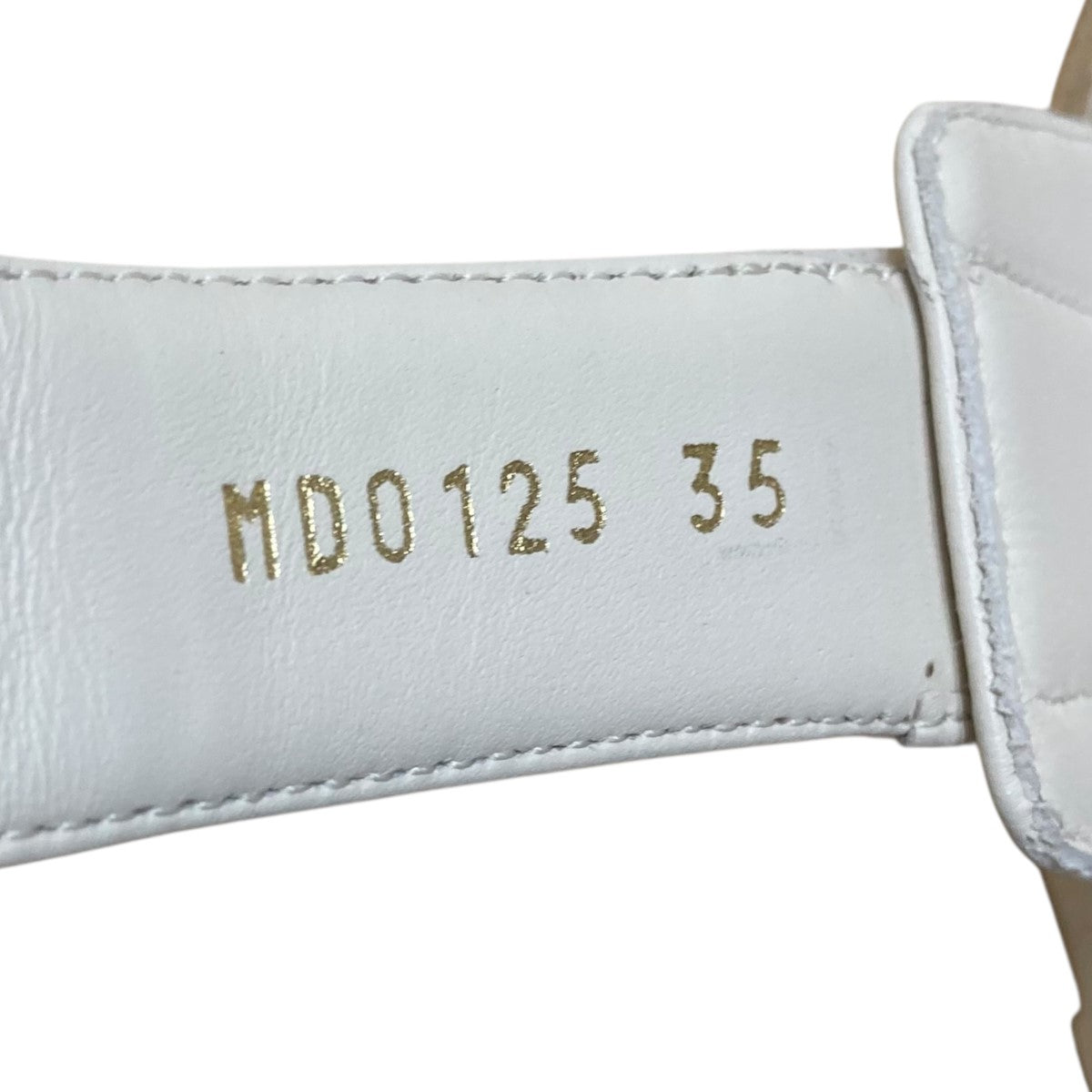 【新品未使用】Christian Dior サンダル 35 箱付き ディオール/クリスチャンディオール/サンダル/黒/サイズ：35 1/2