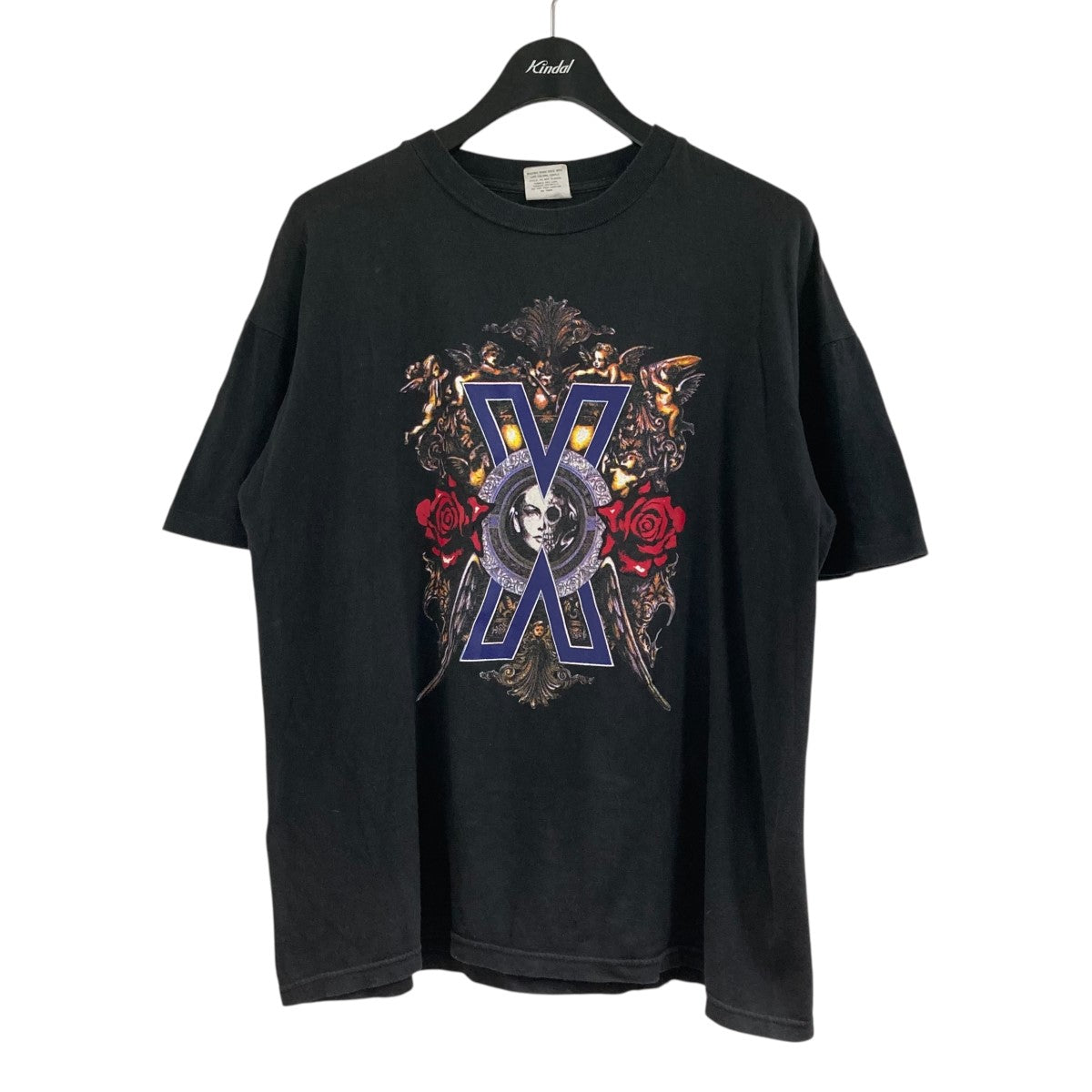 X Japan、エックス・ジャパン X JAPAN(エックスジャパン) ヴィンテージTシャツ ブラック