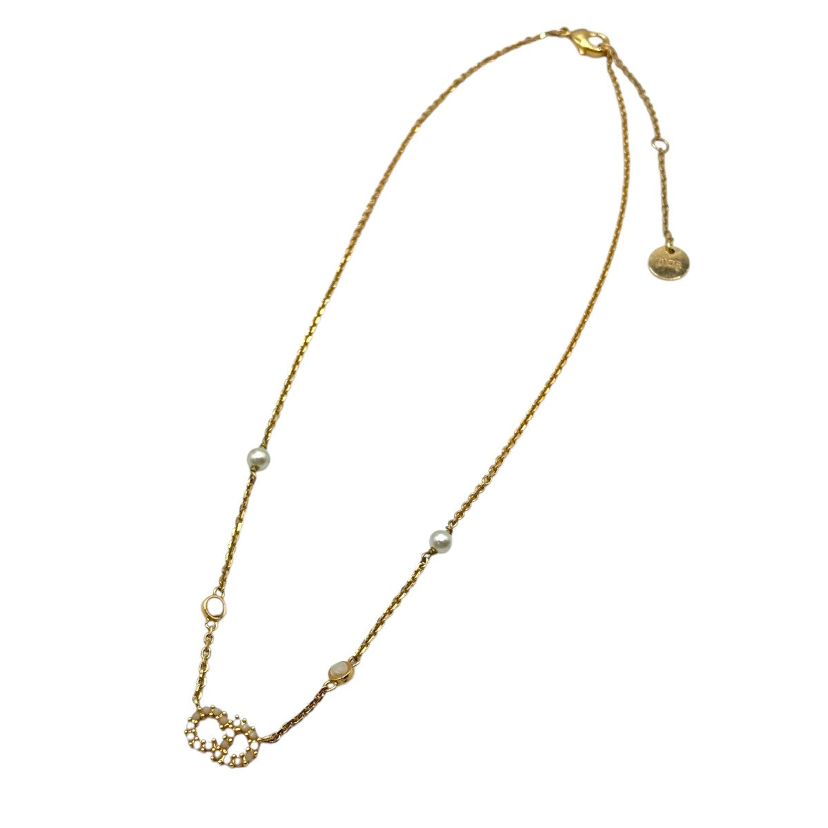 【アキ】ChristianDior Dior ディオール ロゴ チェーン Christian Dior 【ブランド純正ラッピング】ディオール