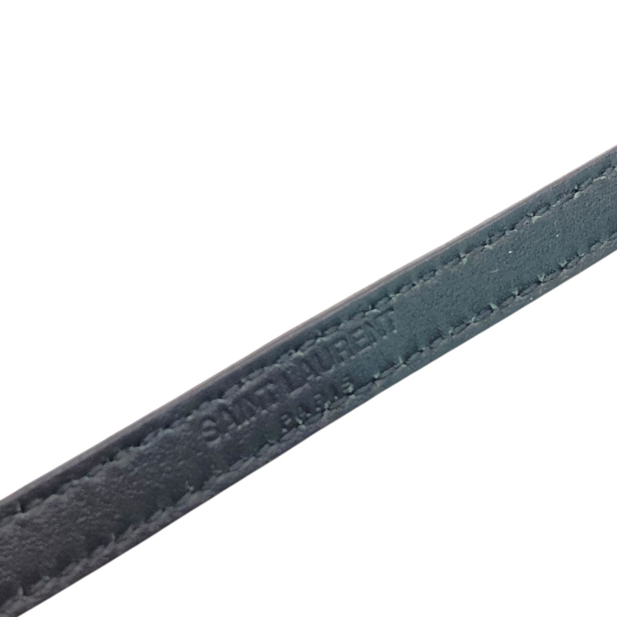 Saint Laurent Paris(サンローランパリ) スワロバックルレザーベルト