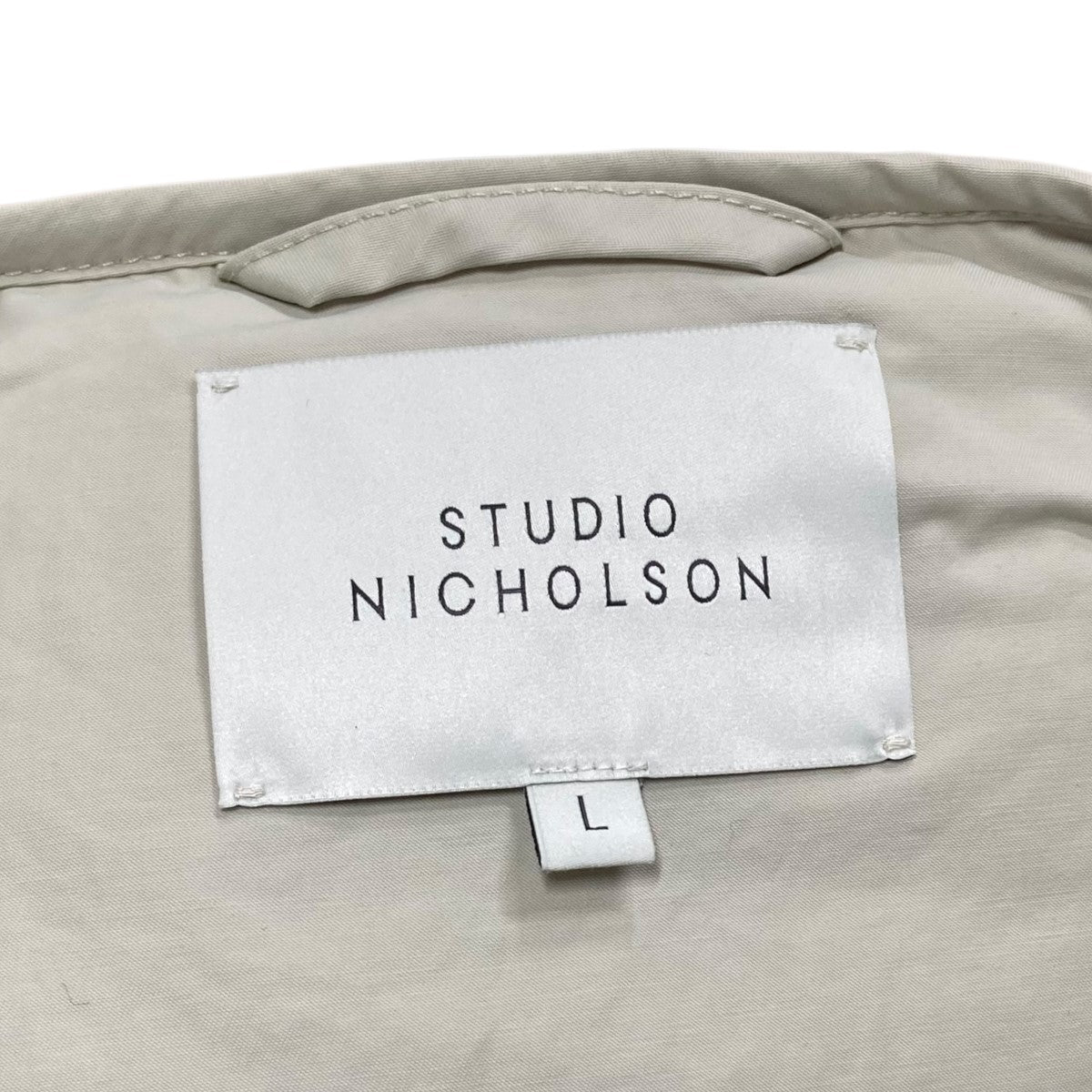 STUDIO NICHOLSON キルティングベストSNM-770 ECODOWN COTTON 古着・中古-5枚目のアイテム画像