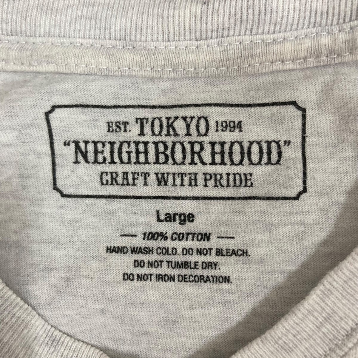 NEIGHBORHOOD(ネイバーフッド) Tシャツ グレー サイズ L｜【公式