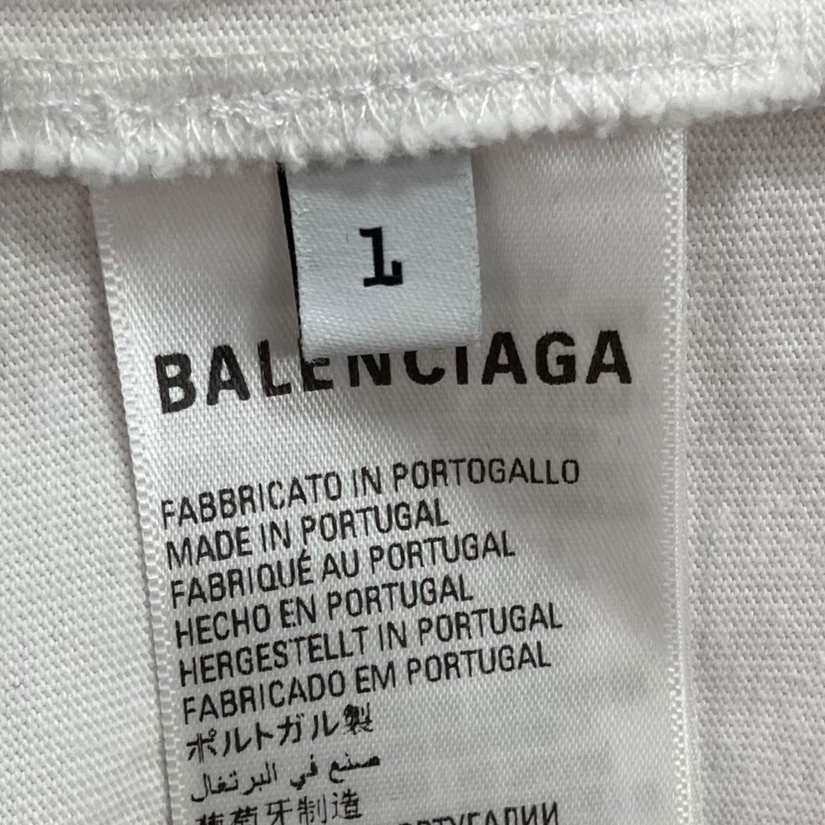 BALENCIAGA×adidas 23SS半袖ロゴTシャツ723976 TNVN8 古着・中古-6枚目のアイテム画像