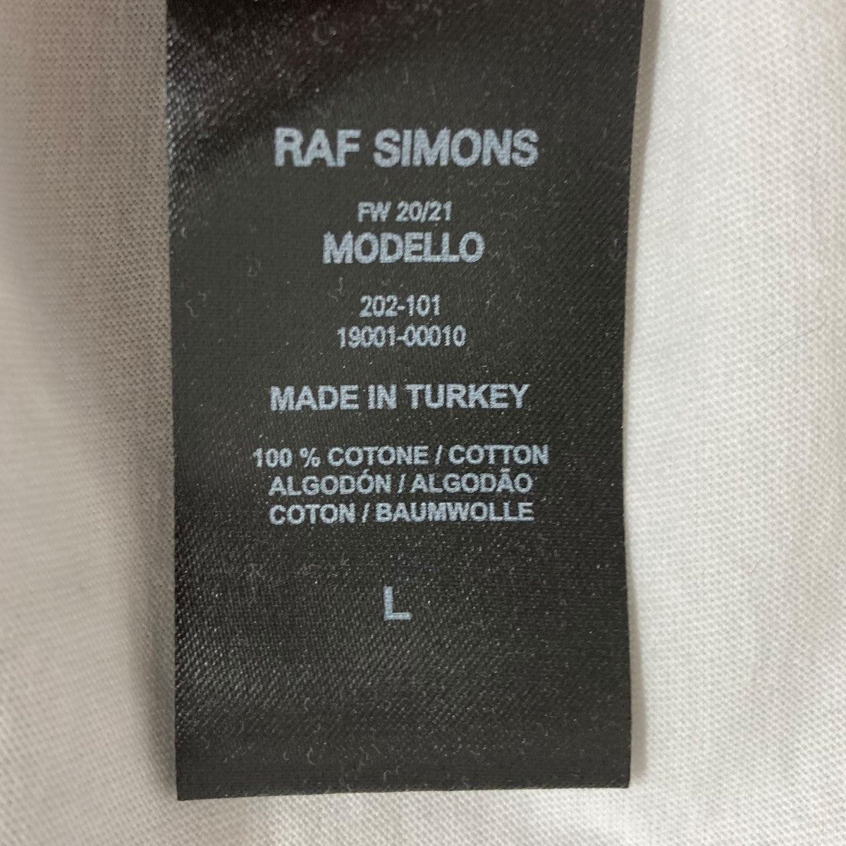 RAF SIMONS プリントTシャツ 古着・中古-6枚目のアイテム画像