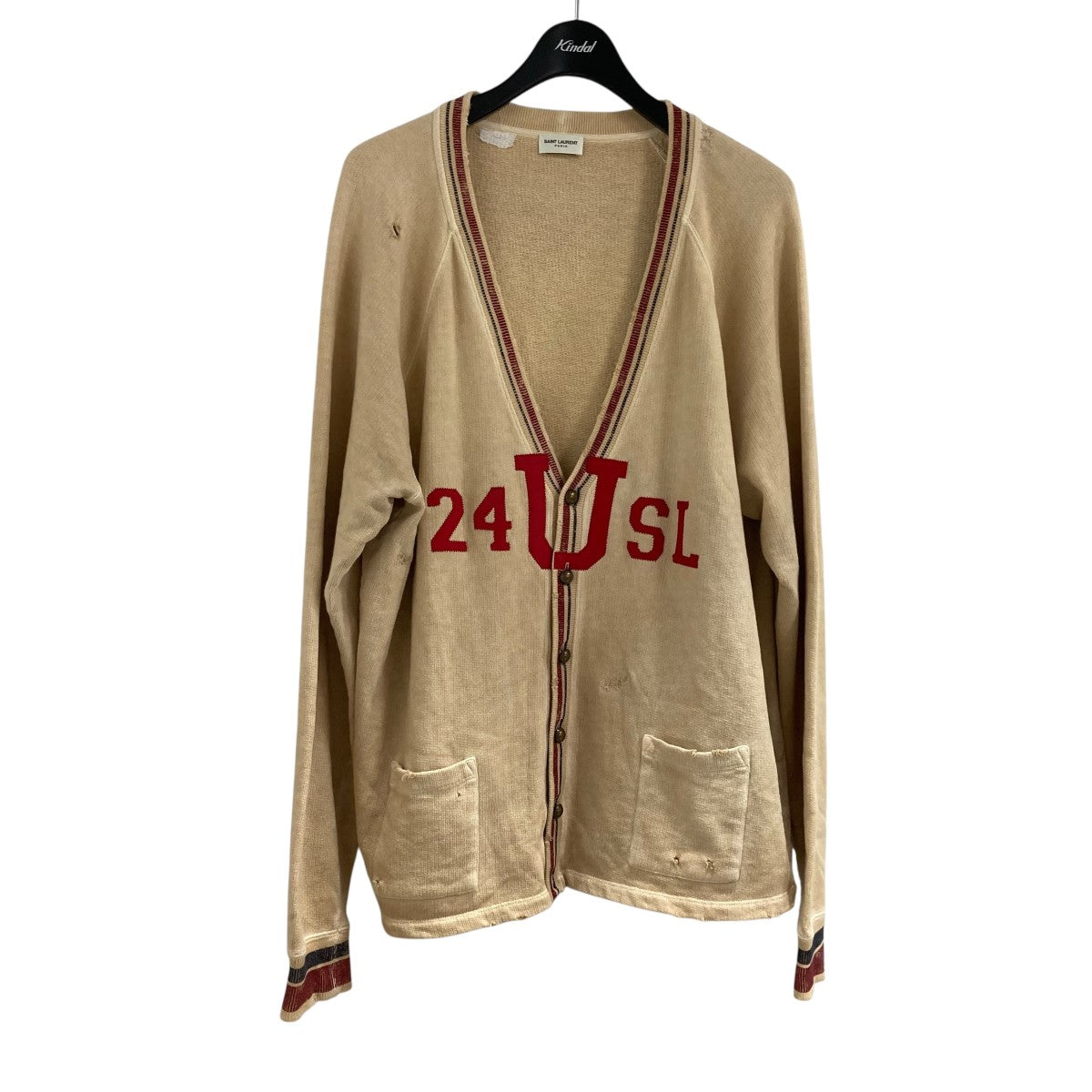 SAINT LAURENT Paris カーディガン SAINT LAURENT - 美品 SAINT LAURENT PARIS サンローランパリ