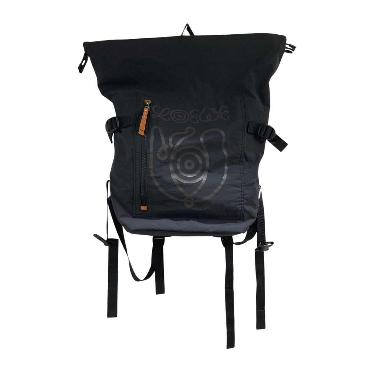 ロエベ  リサイクルナイロンロールトップ バックパック LOEWE】リサイクルナイロン ロールトップ バックパック