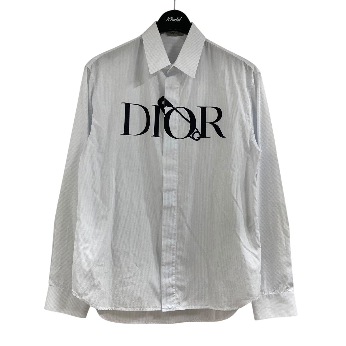 Dior 　ストライプ ポロシャツ サイズ38 ブラック/ホワイト BLASON ストライプ ポロシャツ / コットン - ブラック