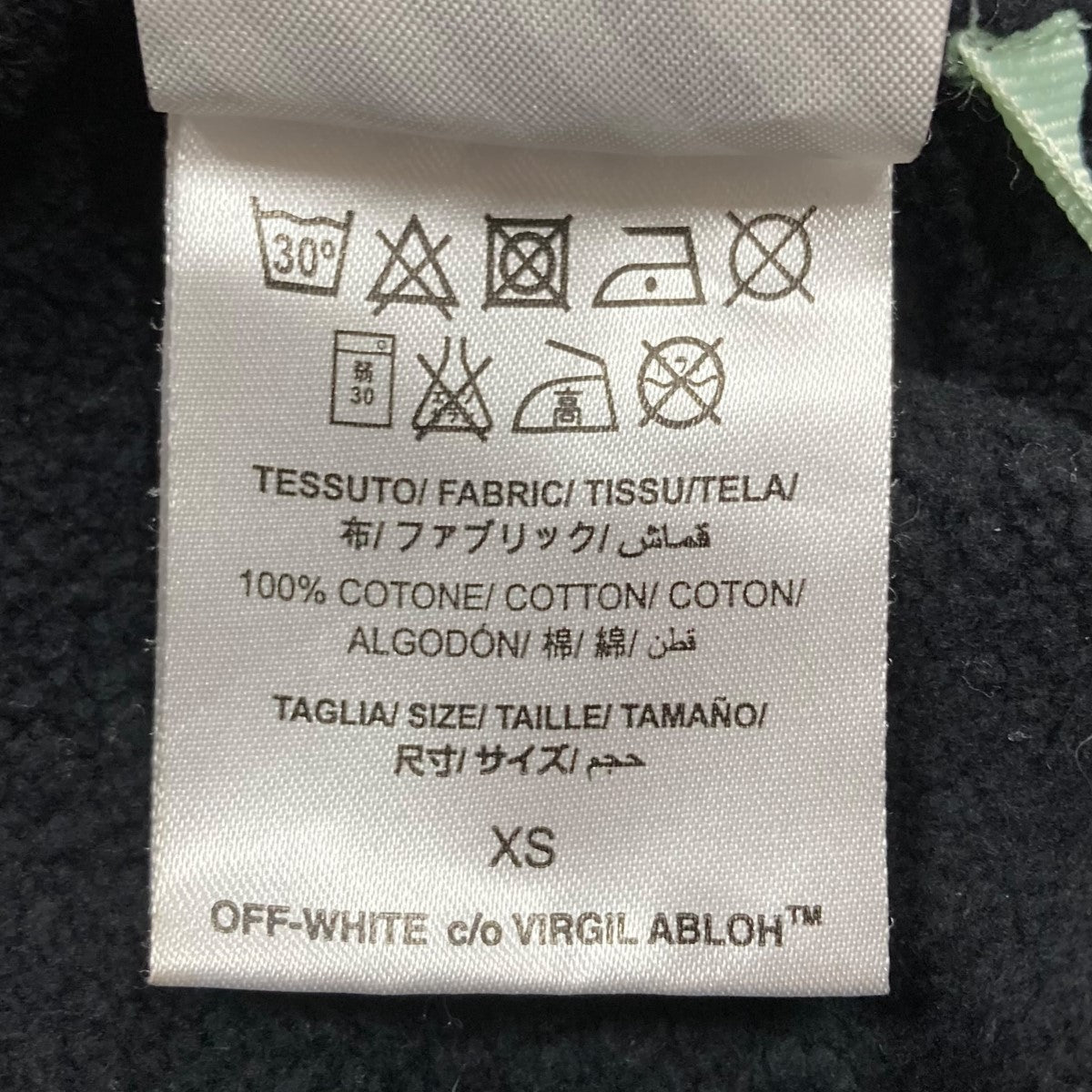OFFWHITE(オフホワイト) グラフィックパーカー ブラック サイズ