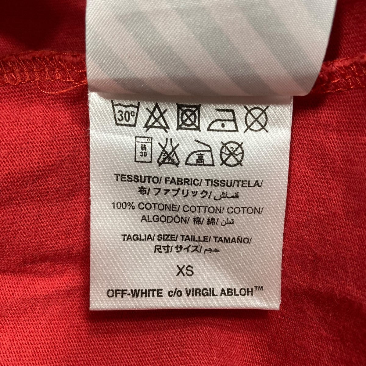 OFFWHITE バックバイアスTシャツ 古着・中古-6枚目のアイテム画像