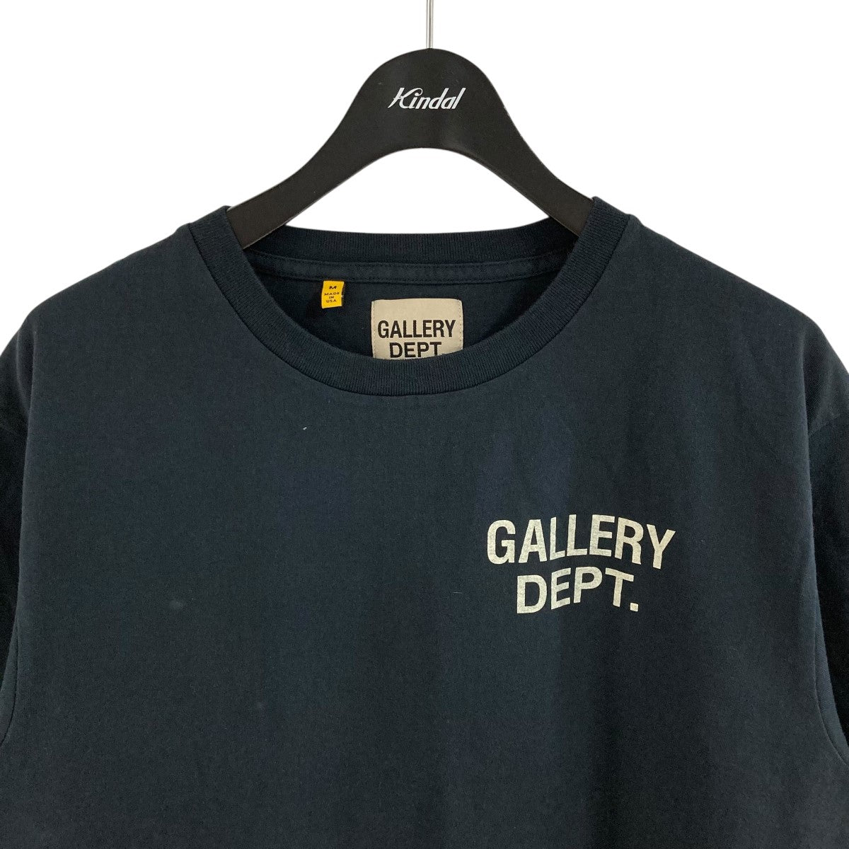 GALLERY DEPT. ブラックTシャツ GALLERY DEPT. Skeleton Middle Finger Design Black Shirt