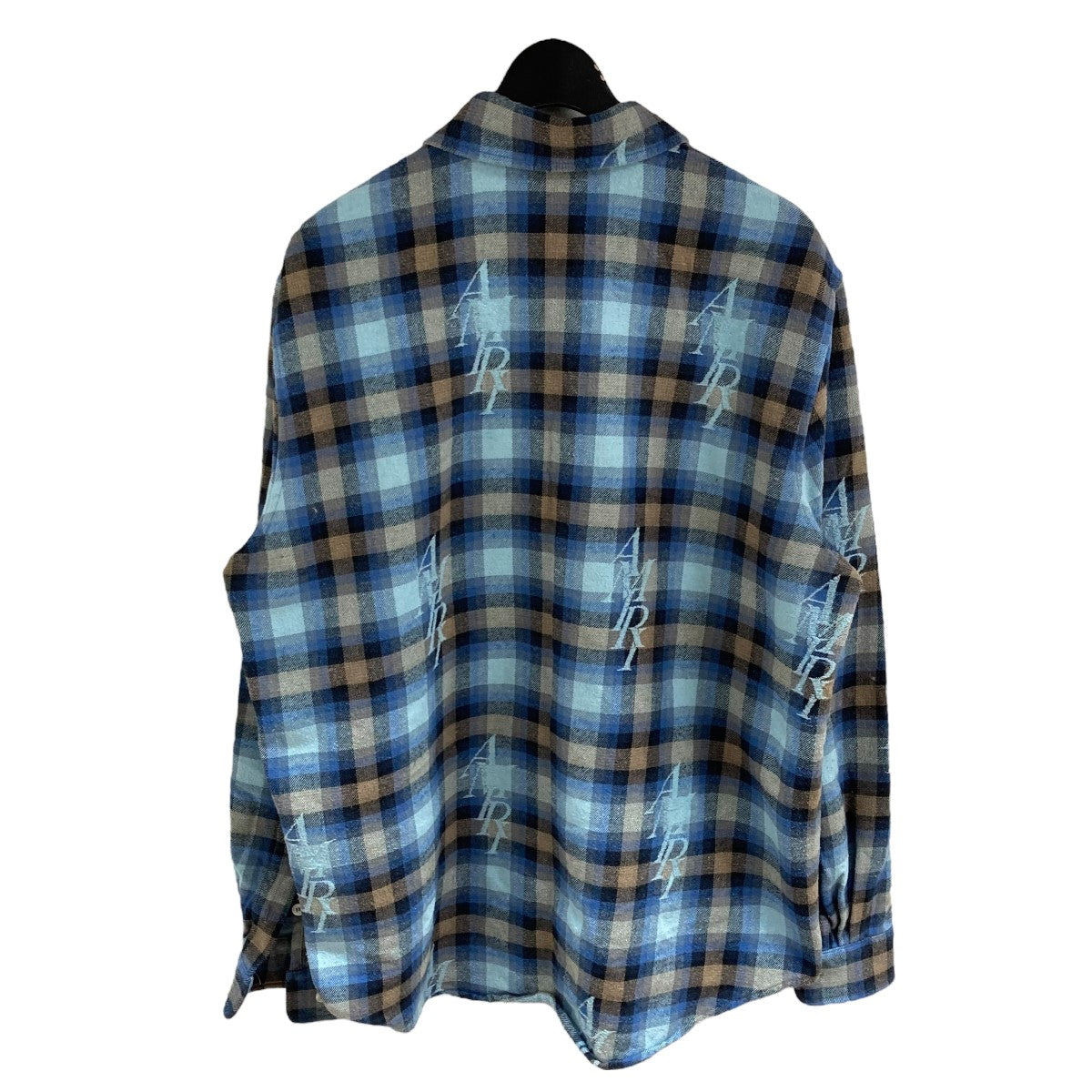 AMIRI(アミリ) チェックシャツ ブルー×ネイビー×ベージュ サイズ