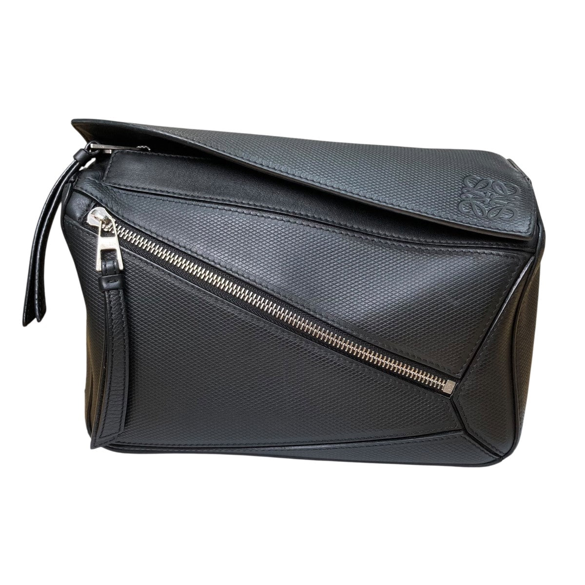 ロエベ　パズル　バムバッグ スモール ブラック 保存袋&箱付き 関税・送料込み】LOEWE（ロエベ）パズル バムバッグ スモール