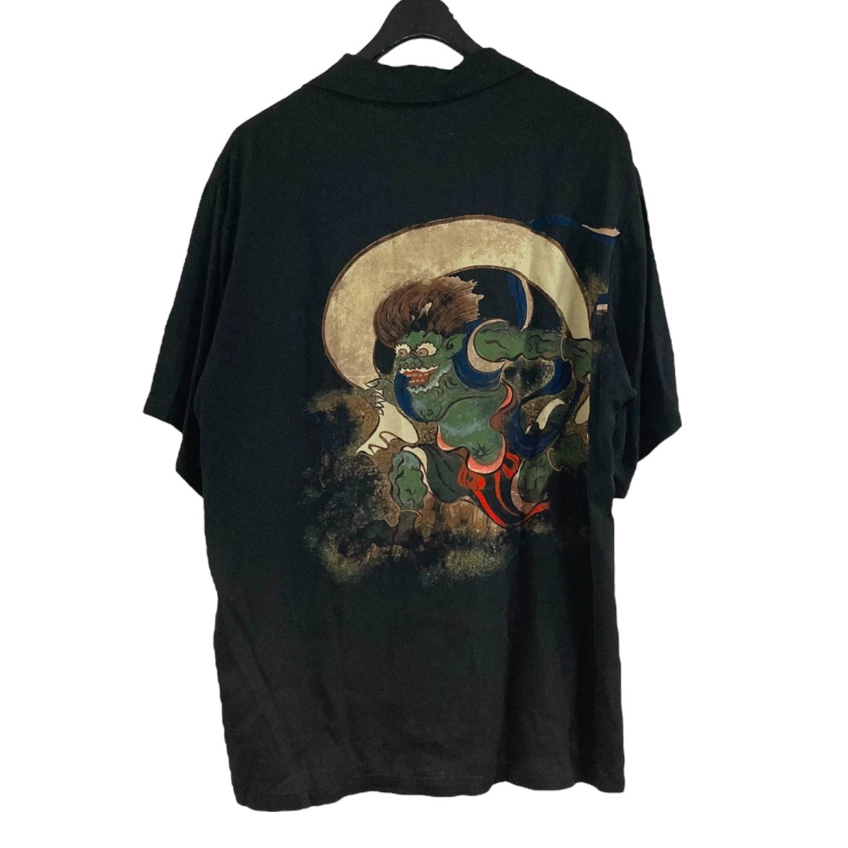 定価35200円 ヒステリックグラマー風神雷神シャツ　S Hysteric Glamour(ヒステリックグラマー) 風神雷神アロハシャツ