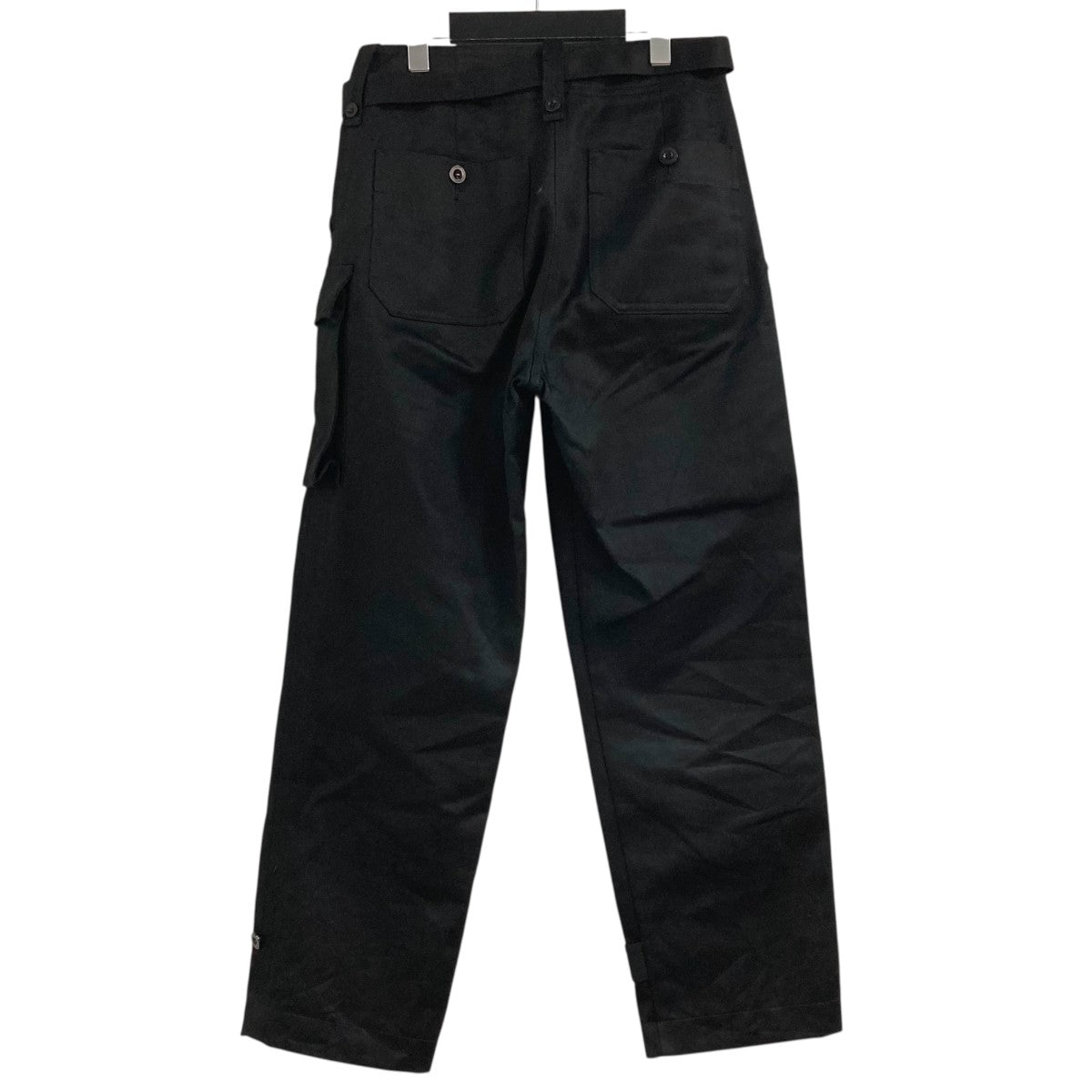 【美品】23SS sacai ベルテッドコットンチノパンツ ベージュ S相当 Sacai ベルテッド チノパンツ | ニュートラル | FARFETCH JP