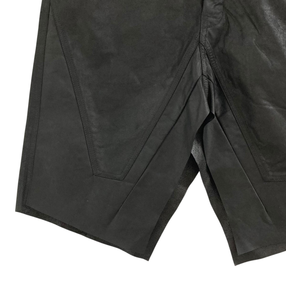 RICK OWENS(リックオウエンス) レザースカートRU02D6345-LSA