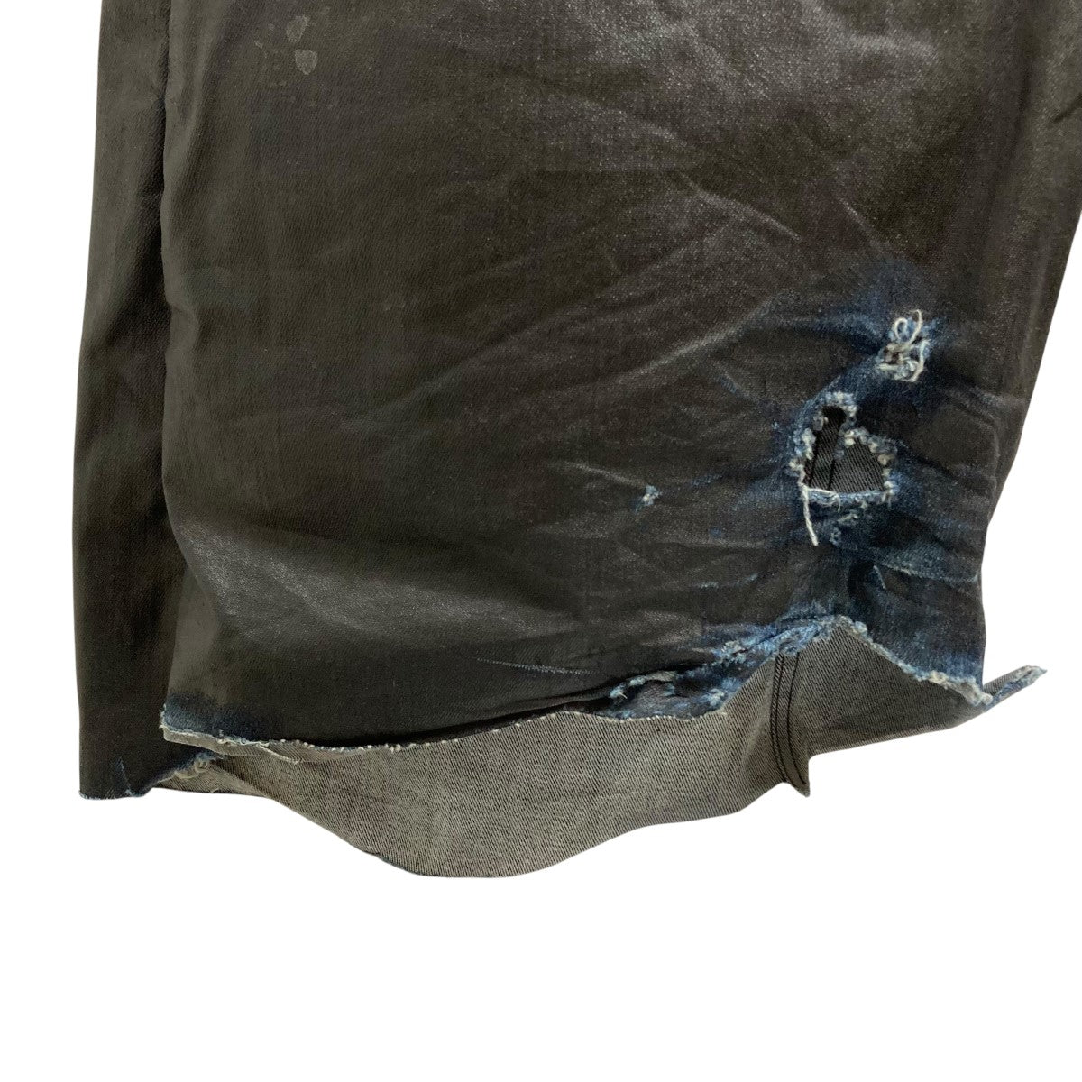 Rick Owens 15SS ブリーチブラックデニム ノースリーブ Rick Owens 15SS ブリーチブラックデニム ノースリーブ