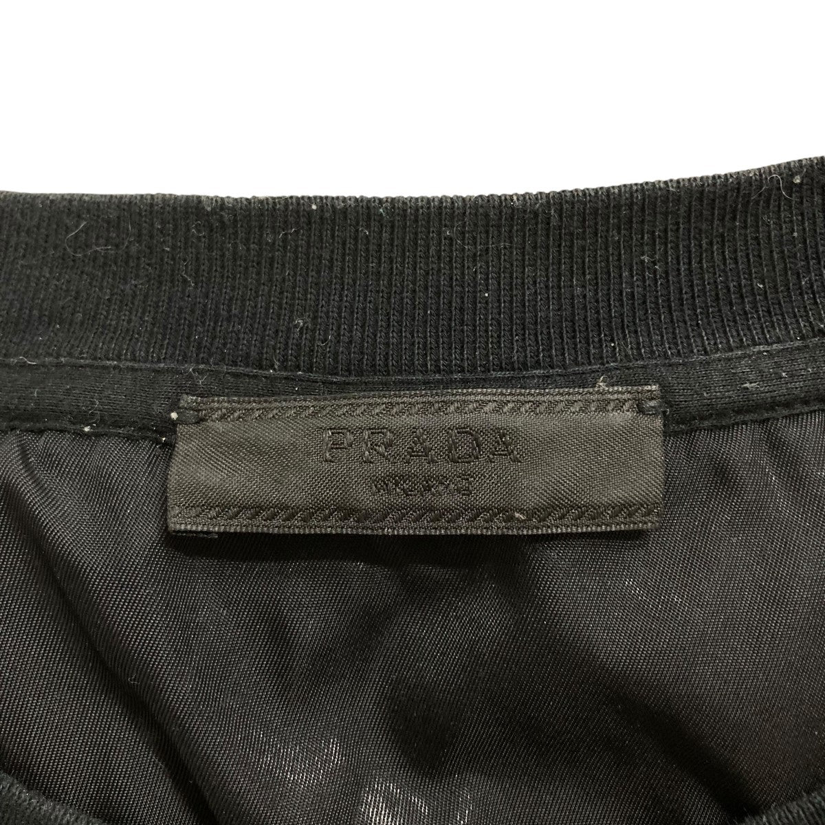 PRADA ブラック Tシャツ タグ付き サイズ L PRADA ブラック Tシャツ タグ付き プラダ - メルカリ