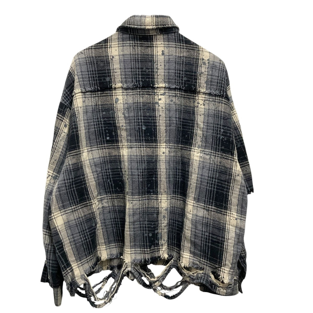 ダメージ加工オーバーサイズチェックシャツ ダンケシェーン LHP DANKE SCHON シャツ 「WEB＆DEPOT限定」DankeSchon/ダンケシェーン