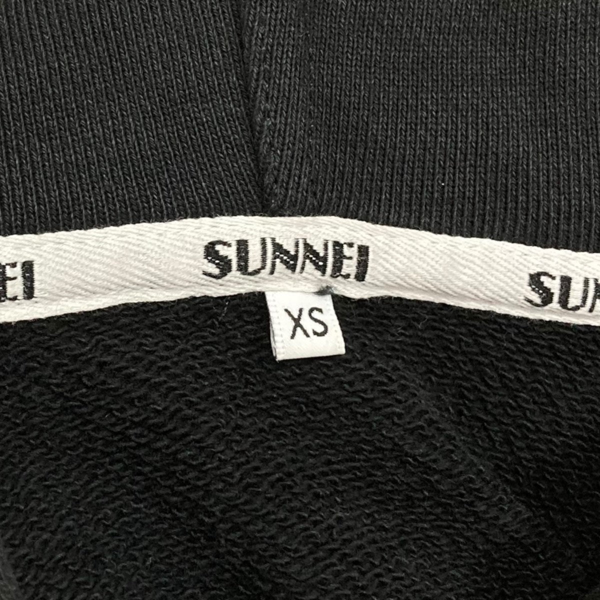 SUNNEI クロップドパーカーCRTWWJER002/JER010 ｢EMBROIDERED CROPPED HOODIE｣ 古着・中古-5枚目のアイテム画像