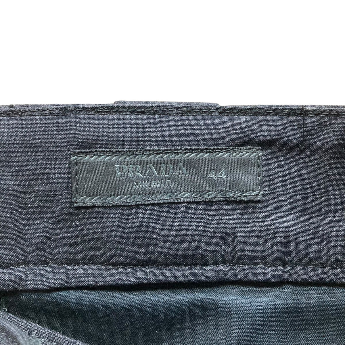 PRADA トライアングルパッチ スラックスパンツ 古着・中古-5枚目のアイテム画像