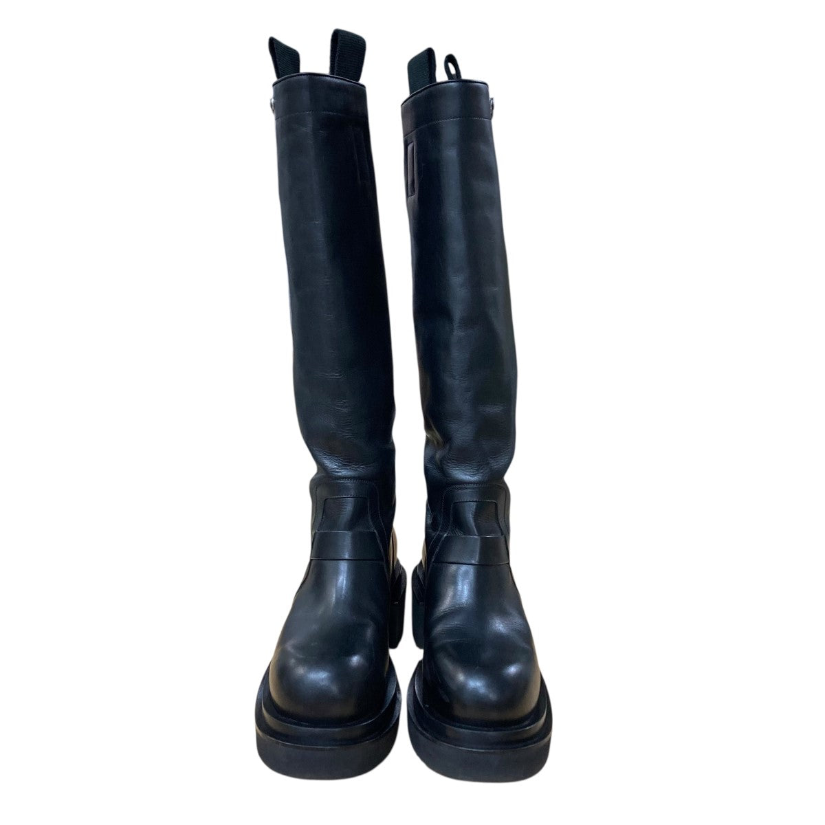 RICK OWENS(リックオウエンス) ムートンレザー ラモーンズハイカット