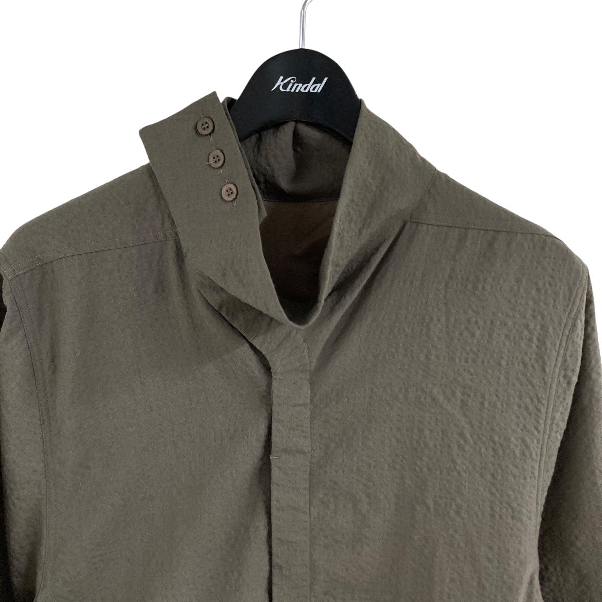 RICK OWENS(リックオウエンス) ネックデザインシャツ RU16F6297