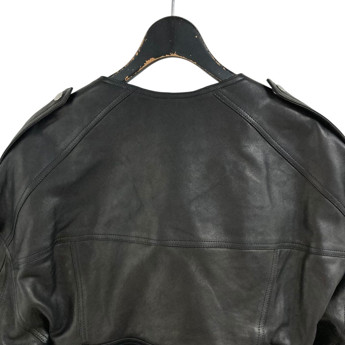 RICK OWENS(リックオウエンス) マイクロバイカー レザージャケット