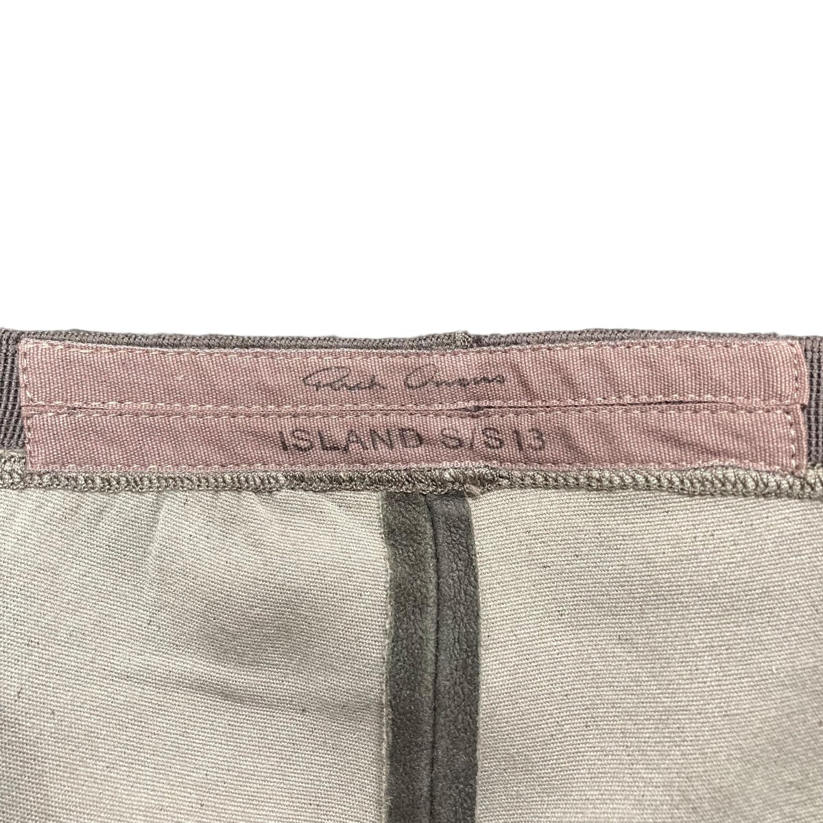 RICK OWENS(リックオウエンス) レザーレギンスパンツ RP7336 ダーク