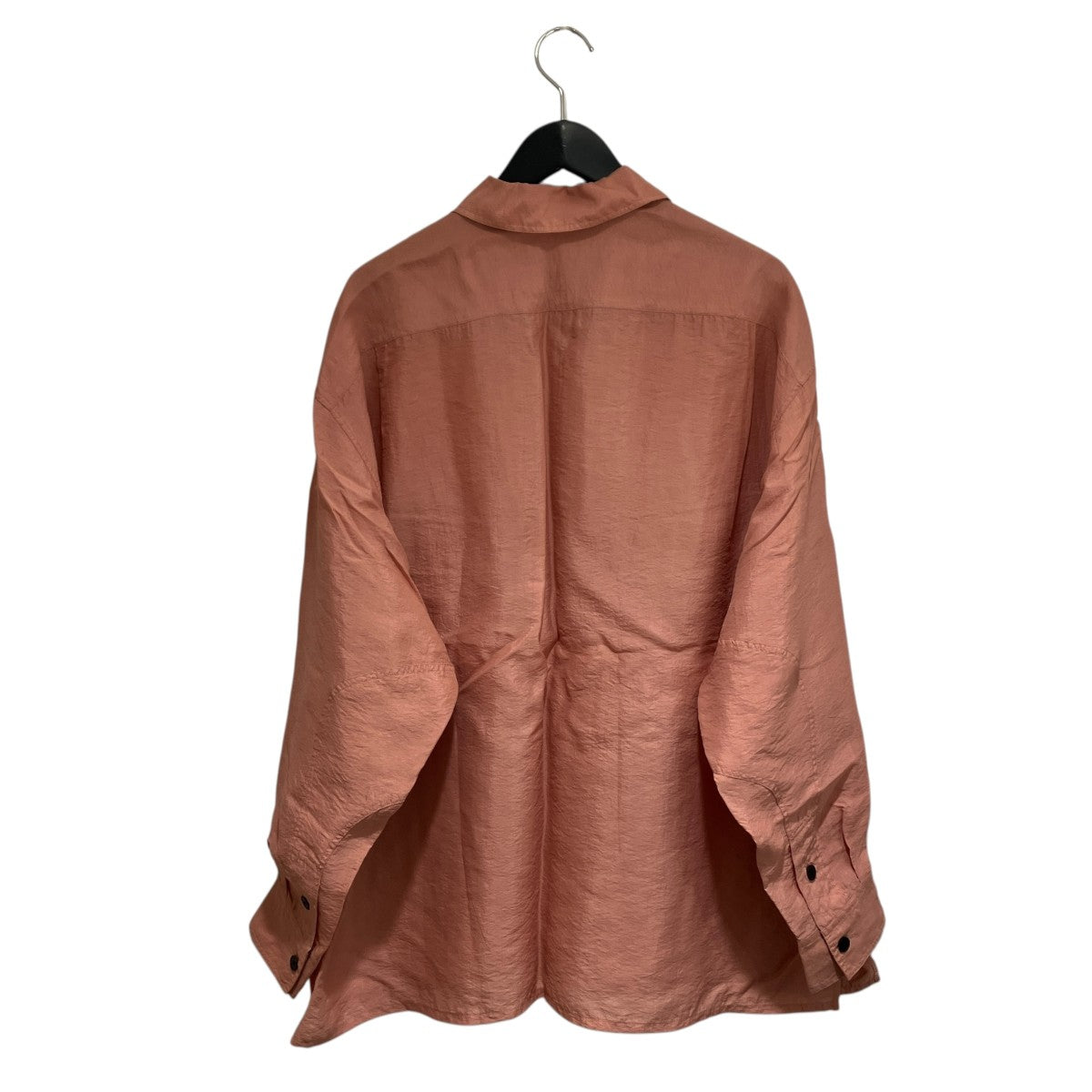 CURRENTAGE ハーフジップシャツA2552FB303 ｢WASHER TAFFTA HALF ZIP SHIRT｣ 古着・中古-2枚目のアイテム画像