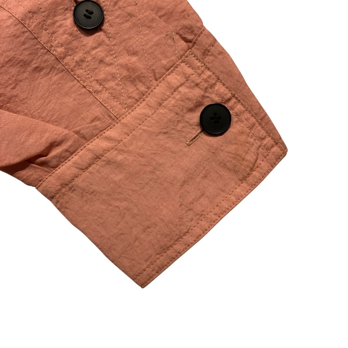 CURRENTAGE ハーフジップシャツA2552FB303 ｢WASHER TAFFTA HALF ZIP SHIRT｣ 古着・中古-4枚目のアイテム画像
