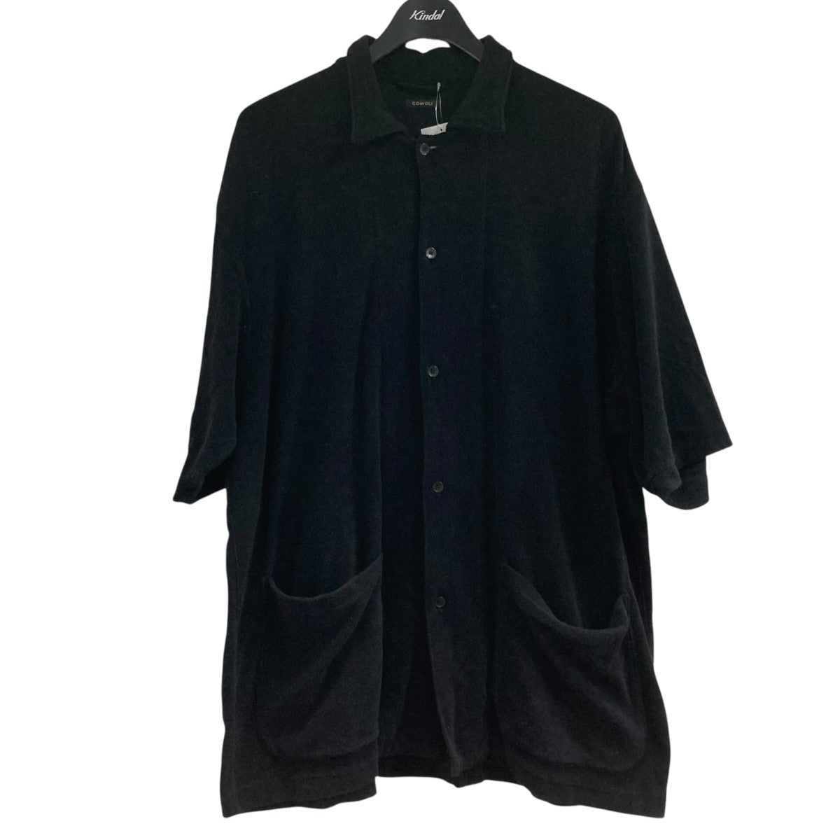 COMOLI(コモリ) 25SS C／CA パイル 半袖シャツ B01-05025