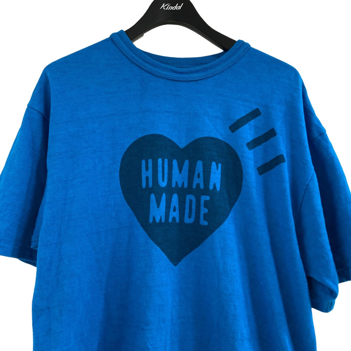 HUMAN MADE 青 シャツ M ブルー（青）系 HUMAN MADE(ヒューマンメイド) シャツ(メンズ