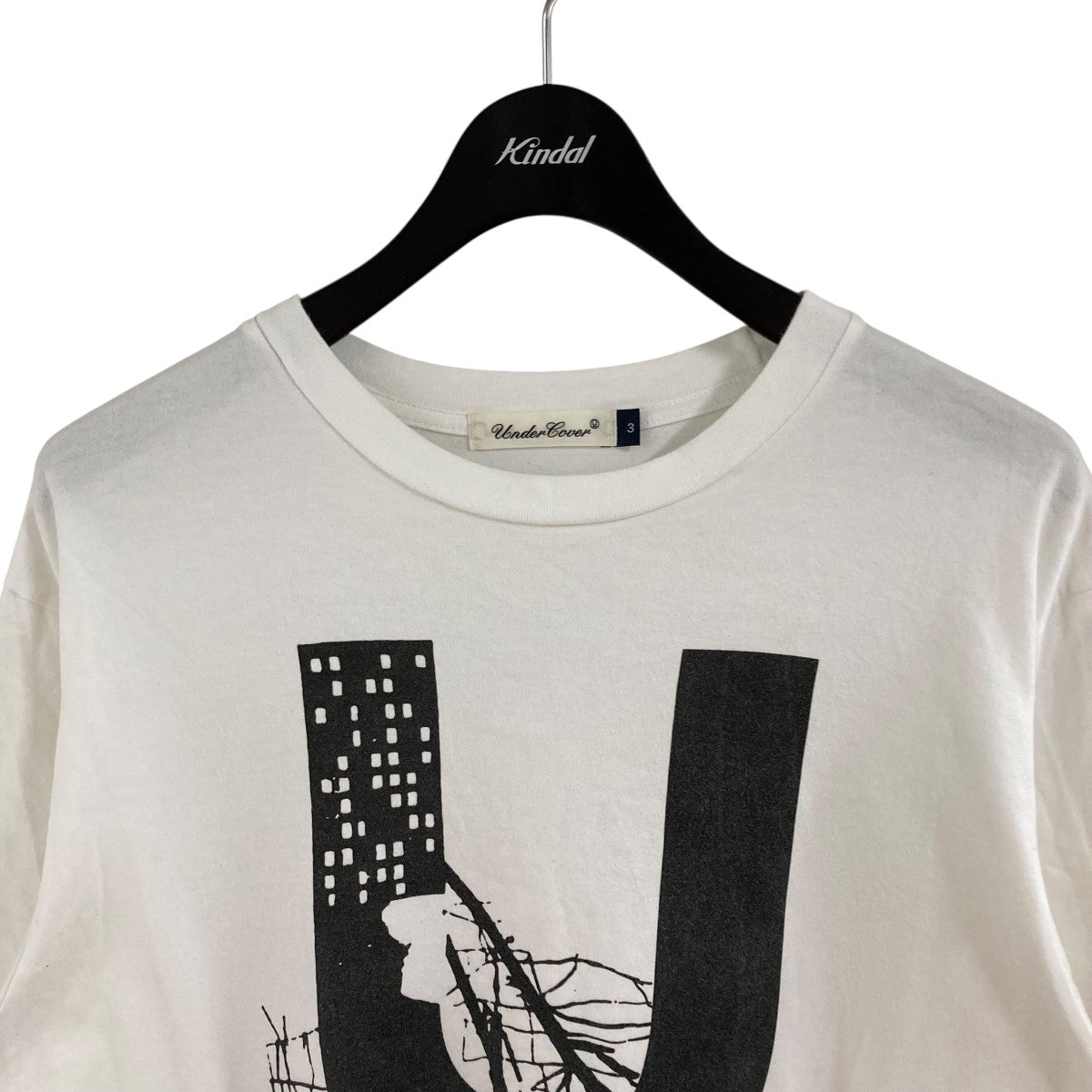 UNDERCOVER(アンダーカバー) プリントTシャツ ホワイト×ブラック